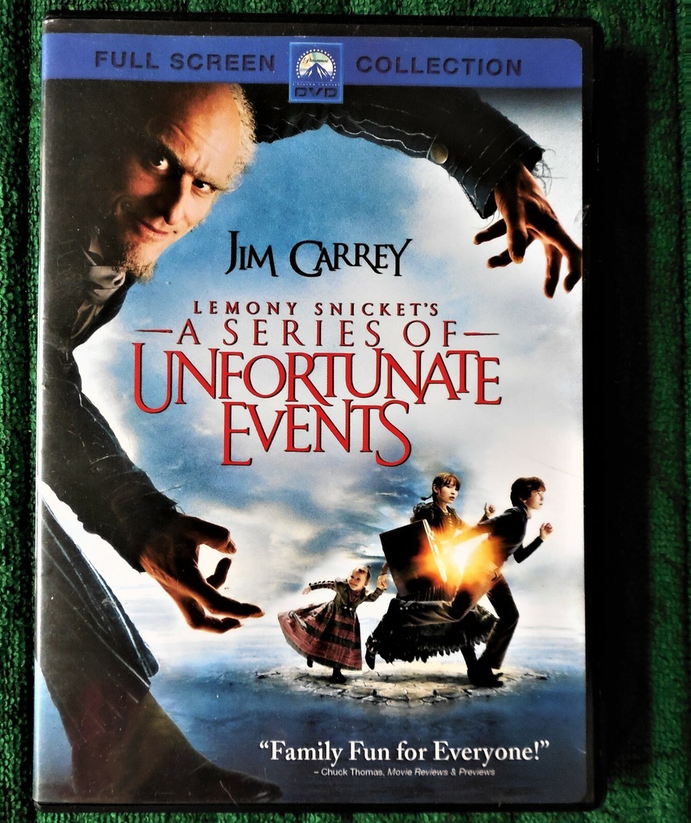 Lemony Snicket's A Series Of Unfortunate Events DVD Jim Carrey