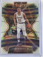 2019-20 Select Basketball White Parallel #9 Zach Norvell Jr. /149