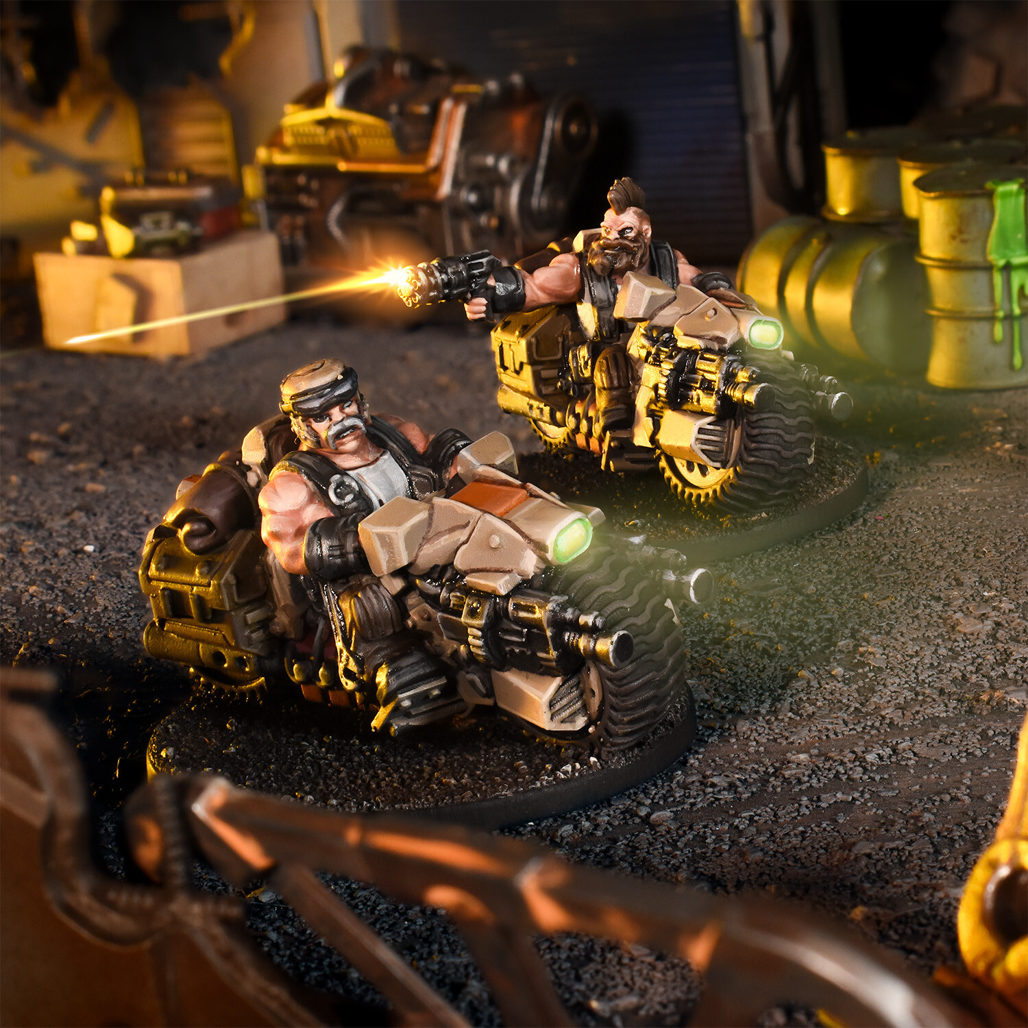 Firefight Forge Отцы-Валькирии на байках Mantic Deadzone MGFFF301 4390₽