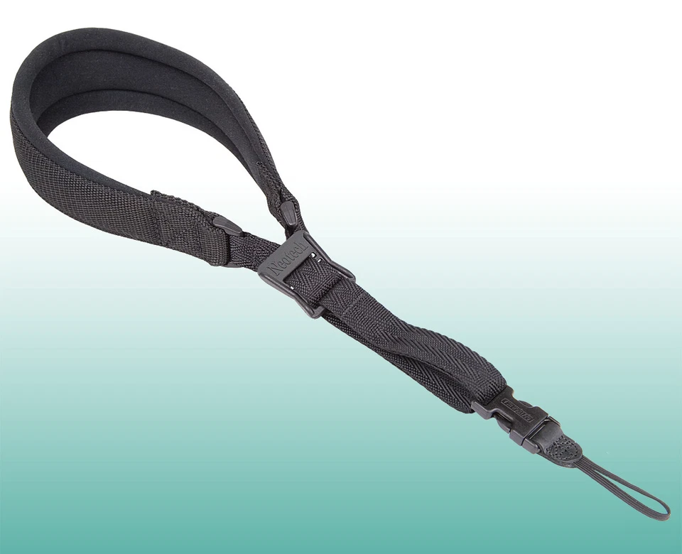 Correa para cuello de saxofón, saxo y vientos de madera, nailon, acolchado, bucle, giratorio o gancho Foto 4 de 4