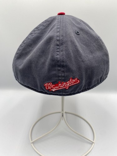 47 Brand Washington Nationals MLB Fitted Hat Cap Size Large Blue - Picture 3 of 5