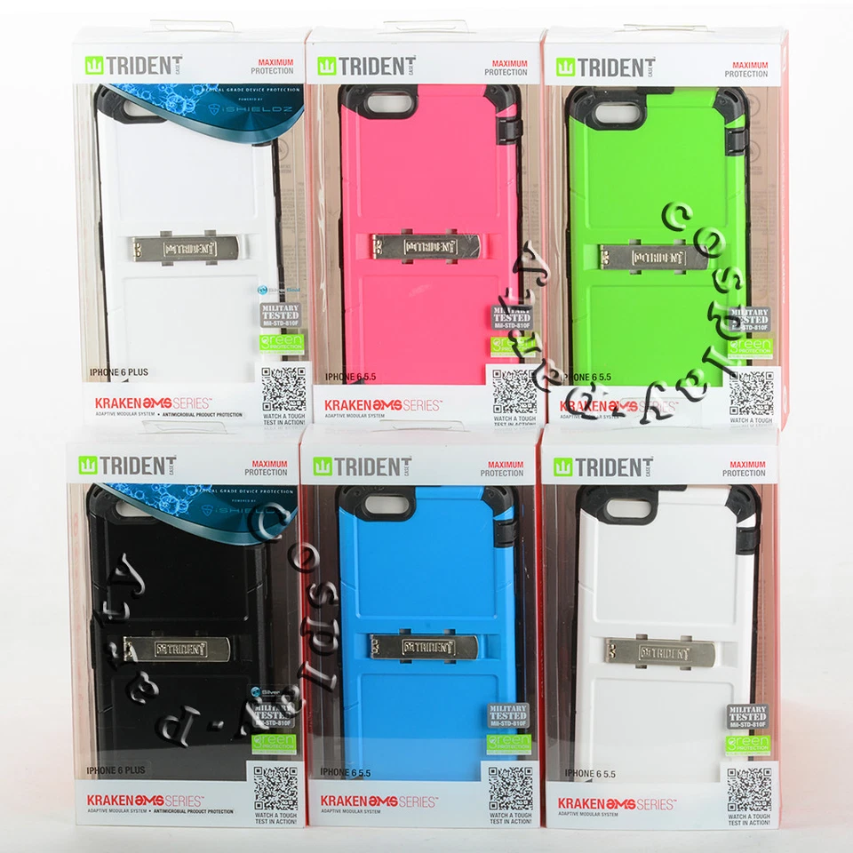 Trident Kraken AMS iPhone 6 Plus & iPhone 6s Plus Hard Case w/ Holster Belt Clip - Image 4 of 4