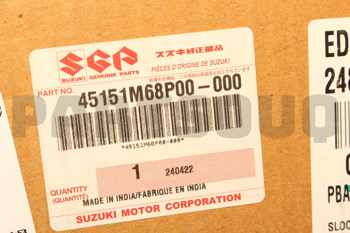 45151M68P00 Genuine Suzuki KNUCKLE,STEERING A1K412-310 45151-M68P0