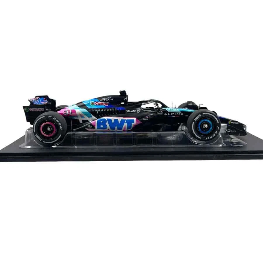 Modellino F1 Solido 1/18 Alpine A524 Presentation 2024 Blue #31 E. Ocon - Immagine 3 di 4