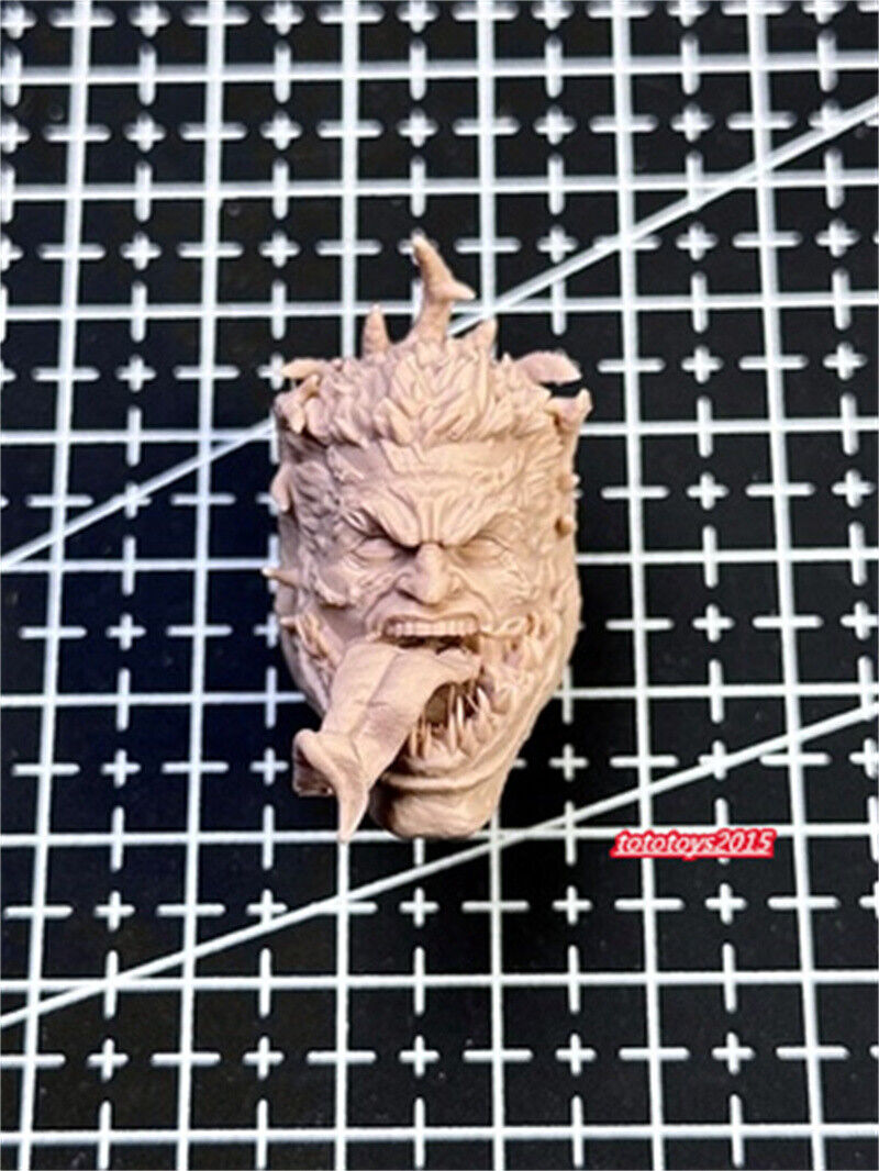 1:6 1:12 1:18 Comic Venom Eddie Brock Tongue Out Head Sculpt For Male Figure Toy