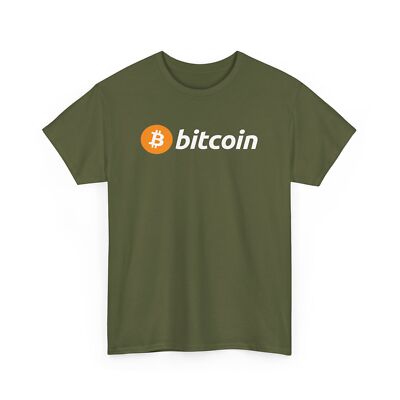 Bitcoin BTC Shirt, Cryptocurrency Tee, Blockchain Apparel