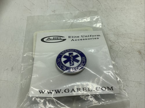 New EMERGENCY MEDICAL TECHNICIAN EMT EMS PARAMEDIC LAPEL PIN 1 INCH Silver - Picture 4 of 12