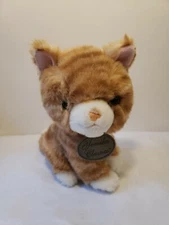 Russ Berrie Yomiko Classics Orange Tabby Cat Plush Stuffed Animal Toy - 7" Tall 
