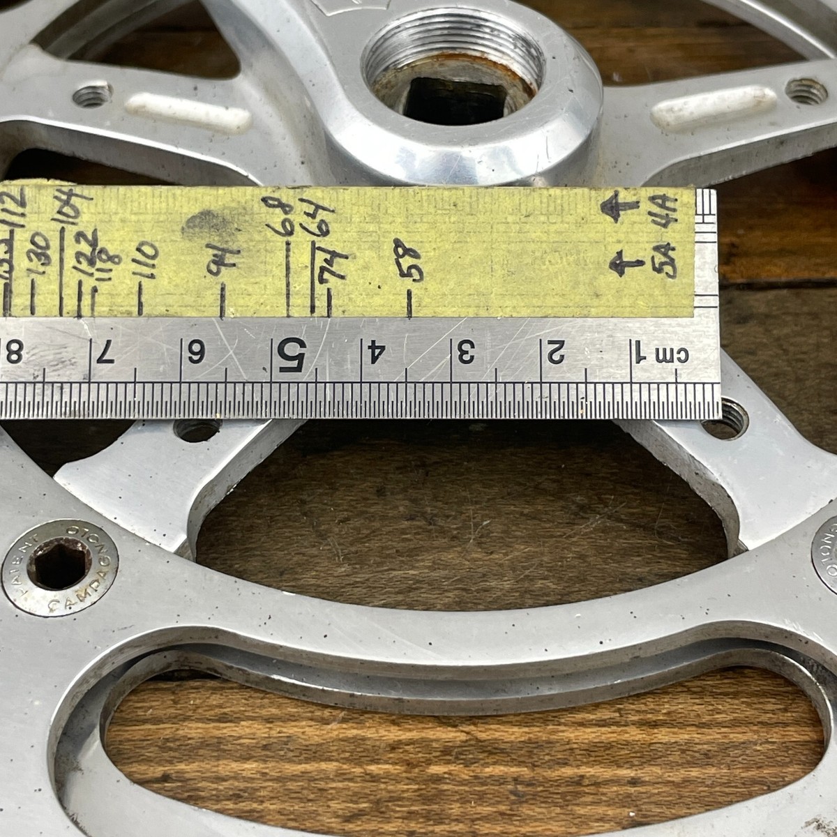 Vintage Campagnolo Record Triple Crank Set 170 mm 144 BCD