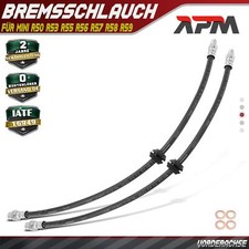 2x Bremsschlauch Bremsleitung Vorne 555mm für MINI R50 R53 R55 R56 R57 R58 R59