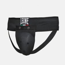 Leone 1947 Conchiglia/Mutanda Uomo, Boxe/Kick Boxing/Arti Marziali - 01 (Nero)