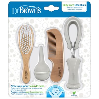 Dr Brown's 5 Piece Baby Care Essentials Kit for Happy and Clean Babies