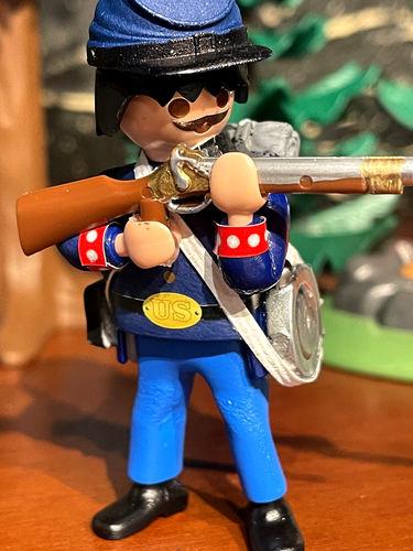 Playmobil guerre civile américaine sur mesure - Union vs Confédération soldats tirant ! - Photo 7/23