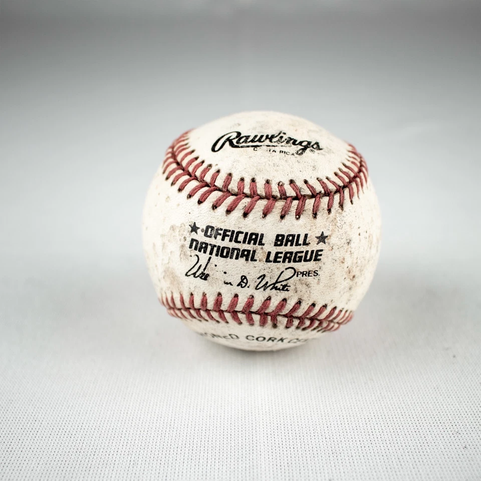 Balón Autógrafo Vintage Firmado Oficial Liga Nacional DARREN DAULTON Foto 2 de 4