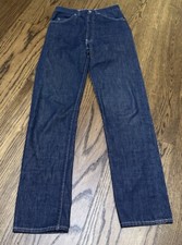 Vintage Levi  s Jeans Big E Denim 50s 60s USA Gripper Zipper 24x29 White Tab