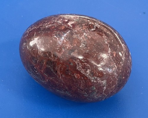 roter Alabaster Onyx Ei Marmor Granit glatt poliert Stein 3" - Bild 6 von 6