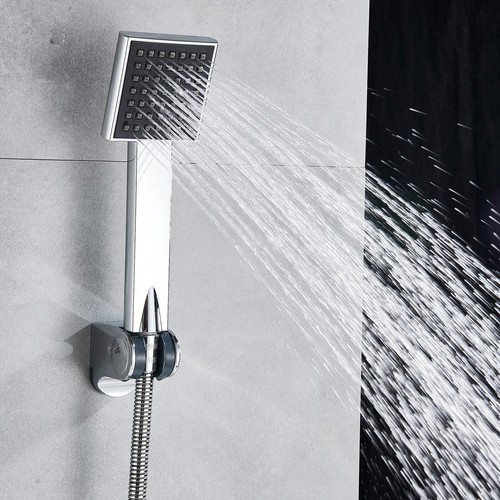 Chrom Badewannenarmatur Handbrause Wasserfall Badewanne Duschset Mischbatterie - Bild 5 von 12