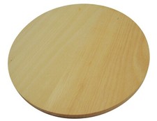 Round circular wooden chopping board cutting pizza wood double-sided 30 cm T2