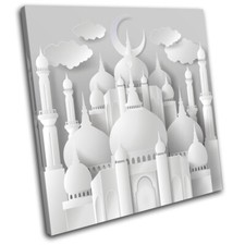 Islam Temple Muslim Architecture SINGLE CANVAS WALL ART Picture Print