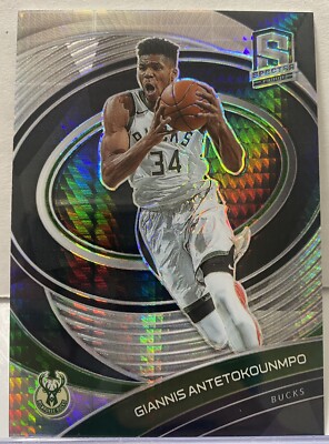 Giannis Antetokounmpo 2021 Spectra Asia Exclusive Tmall Dragon Scale Prizm SP