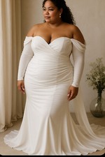 Sweetheart Neck Mermaid Wedding Dresses Sexy Backless Pleated Satin Bridal Gowns
