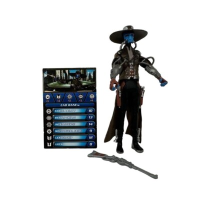 Star Wars Clone Wars Collection CAD BANE Action Figure w Rifle