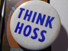 2-1/4" Think Hoss unknown office and location cello pinback button