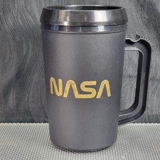 Vintage NASA Coffee Cup with Lid Made In USA