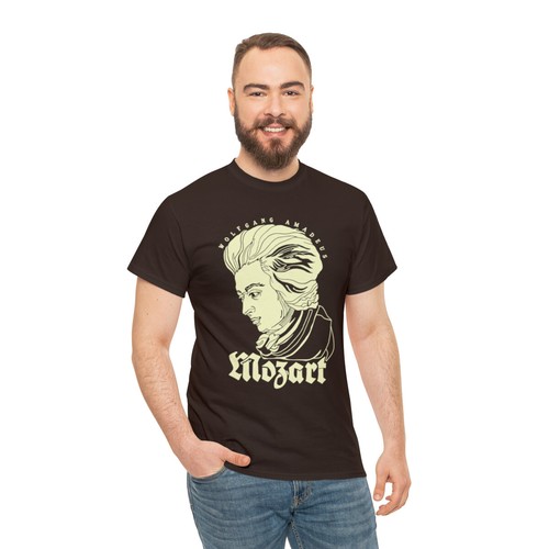 Mozart | Unisex | Heavy Cotton | T-Shirt | Music | Classical | Wolfgang - Picture 44 of 86