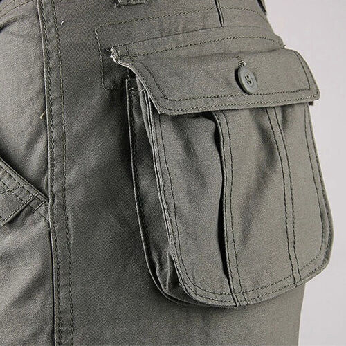Mens Military Army Combat Trousers Work Cargo Pants Casual Walking Multi Pocket - Picture 7 of 16