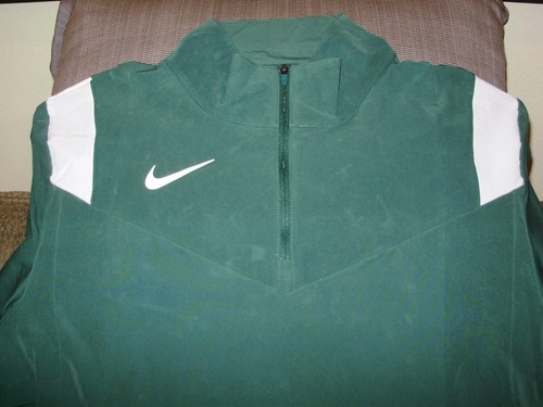 Nike DJ5113-341 Coaches Performance Green White S/S 1/4 Zip Golf Jacket Men's XL - 第 2/11 張圖片