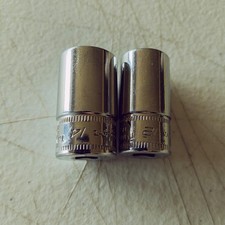 Set Of 2 Snap-on Tools 14 Drive Shallow 12pt Sockets Tmmd 12mm 14mm