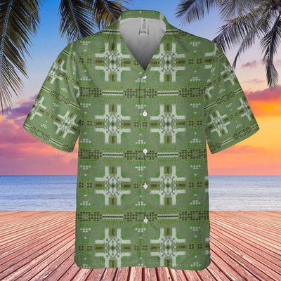 Native American Hawaiian Shirt, Enchantment Pattern Hawaiian Shirt