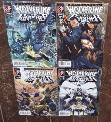 Wolverine & Punisher: Revelation #1 thru #4, (1999, Marvel): Pat/Alvin Lee Cover
