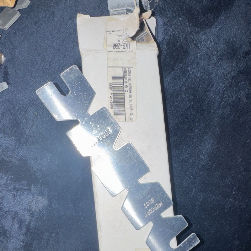 Mercury LKS-280 50A DC 32V Link-Type One-Time Fuse Link Automotive Silver 1Pk