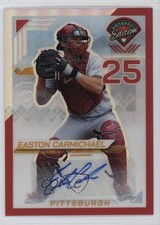 2025 Panini Prospect Edition Red Prizm Signatures 168/199 Easton Carmichael Auto