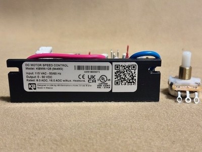KB Electronics KBMM-125 (9449G); 1/2 HP @ 90-130 VDC, 1.0 HP @ 180VDC