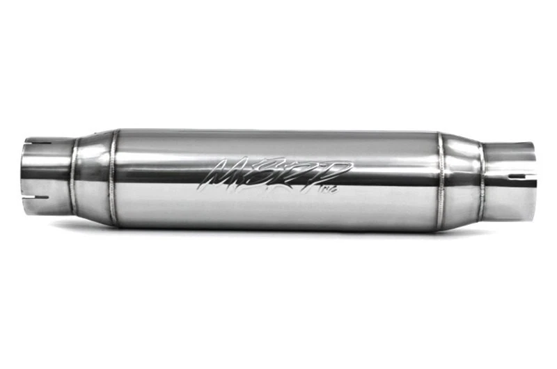 MBRP R1013 304 SS Exhaust Resonator 3" Center ID, 3" Center OD, 16" Length - Image 2 of 4