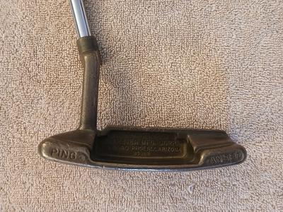 TZ GOLF - VINTAGE RARE Ping Mang Bronze Anser Putter 85068 RH 35.5