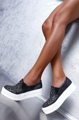 GOGO Original Iconic Crystals Sneakers Black 37