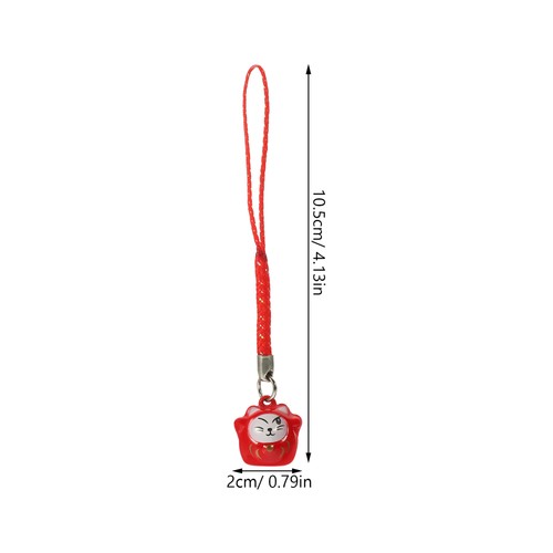 5 Pcs Kupferglockendekoration Kreativer Taschenanhänger Glückskatze - 第 6/12 張圖片