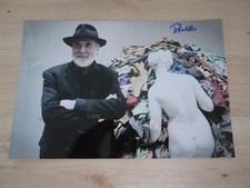 Michelangelo Pistoletto Artist signed 8x12 inch photo autograph