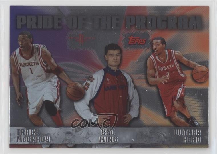 2006-07 Topps Pride of the Program Tracy McGrady Yao Ming Luther Head #PP8 HOF