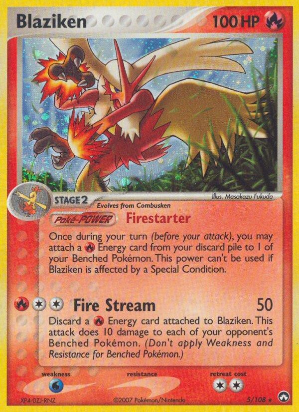 Pokemon Blaziken (5/113) Power Keepers DMG HOLO