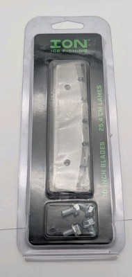 ION 10'' NEW OEM REPLACEMENT ICE AUGER BLADES # 24508 ice Fishing ice auger