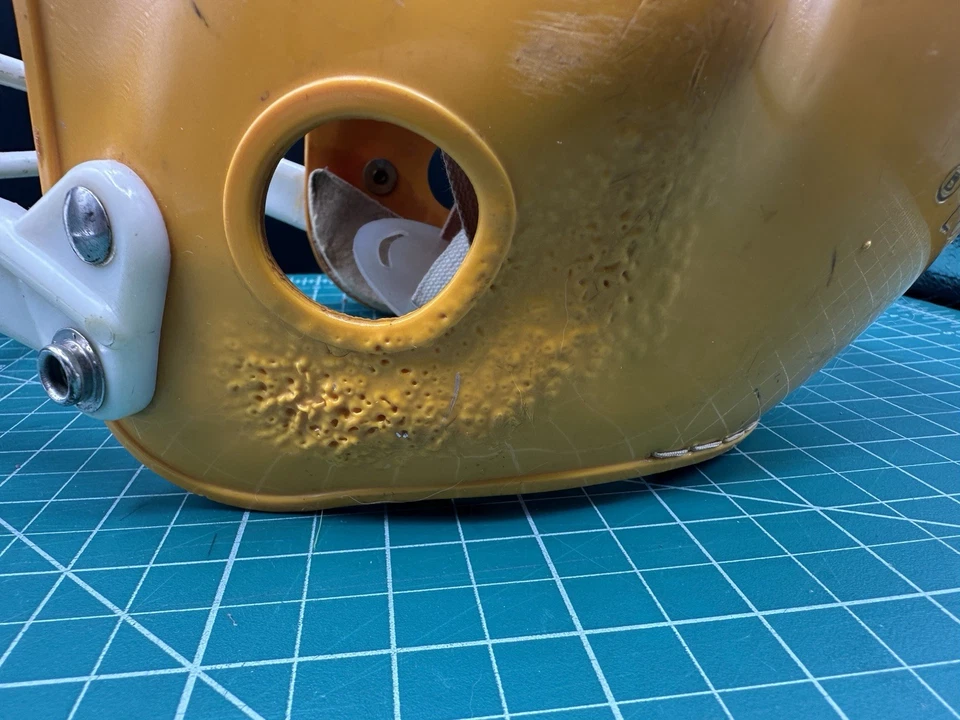 Casco de fútbol americano vintage años 60 MacGregor E69G Green Bay Packers. J Foto 3 de 4