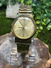 Vintage Men’s Gold Tone Timex Quartz Watch.  Runs Great Keeps Time.