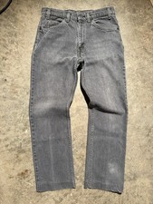 Vintage Levi  s Orange Tab Jeans Talon Zipper USA Made 31x28 Faded Grey 80s 505