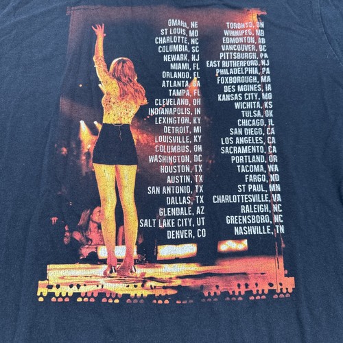 Taylor Swift Red Tour 2013 Concert T-Shirt Adult Large Black Gildan Softstyle - Picture 5 of 9