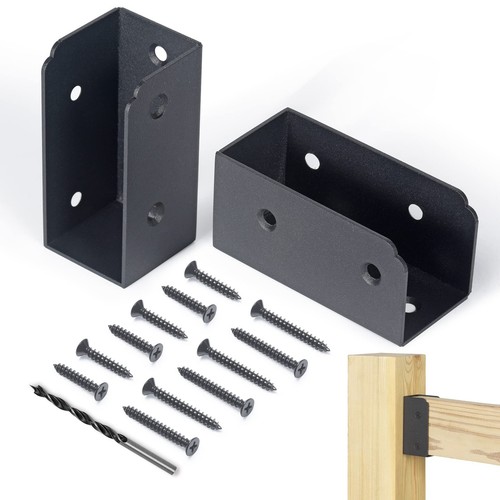 36 Pcs Stainless Steel Deck Railing Brackets Connectors for 2"x4" (Actual 1.5...